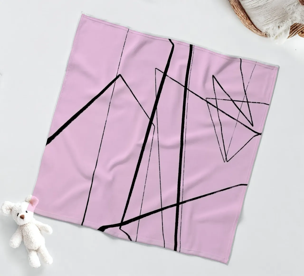 Angular Lines No 4 fleecedeken van treechild