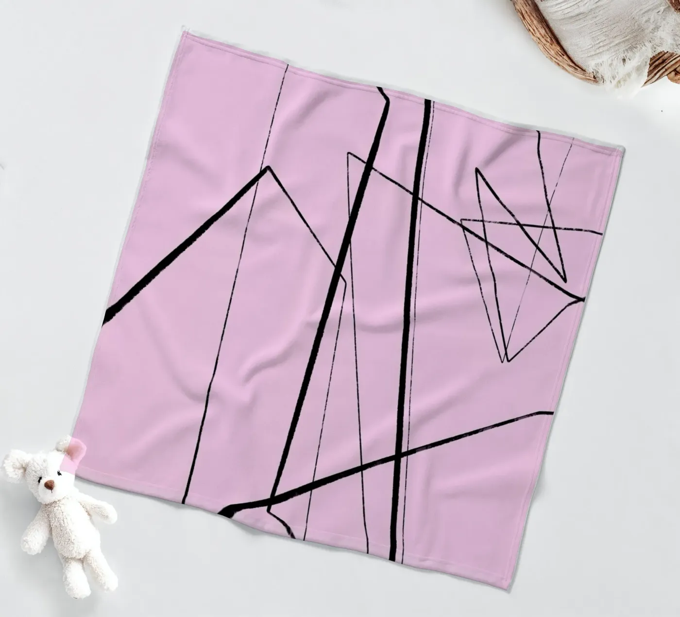 Angular Lines No 4 Fleecedecke von treechild