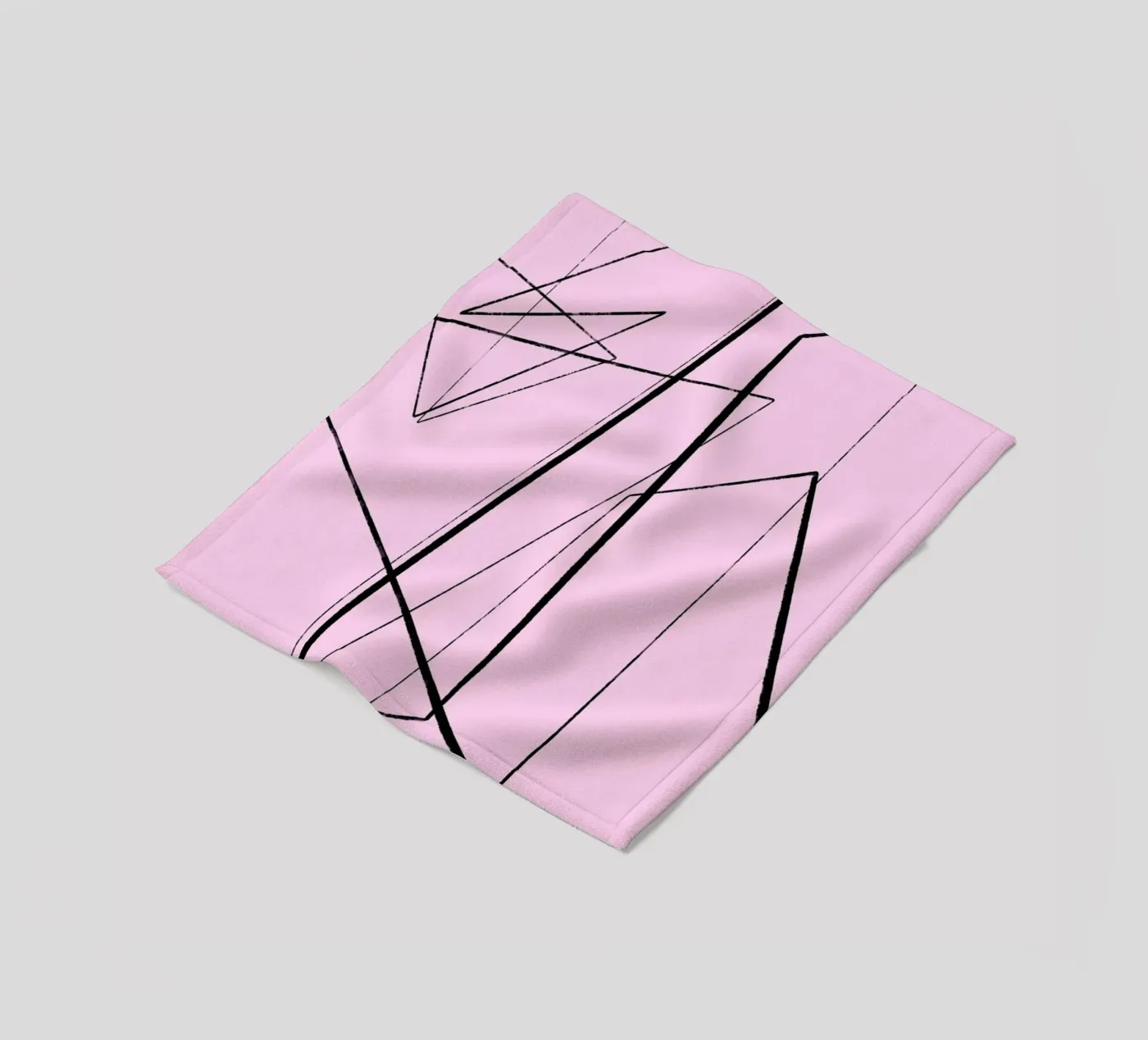 Angular Lines No 4 Fleecedecke von treechild
