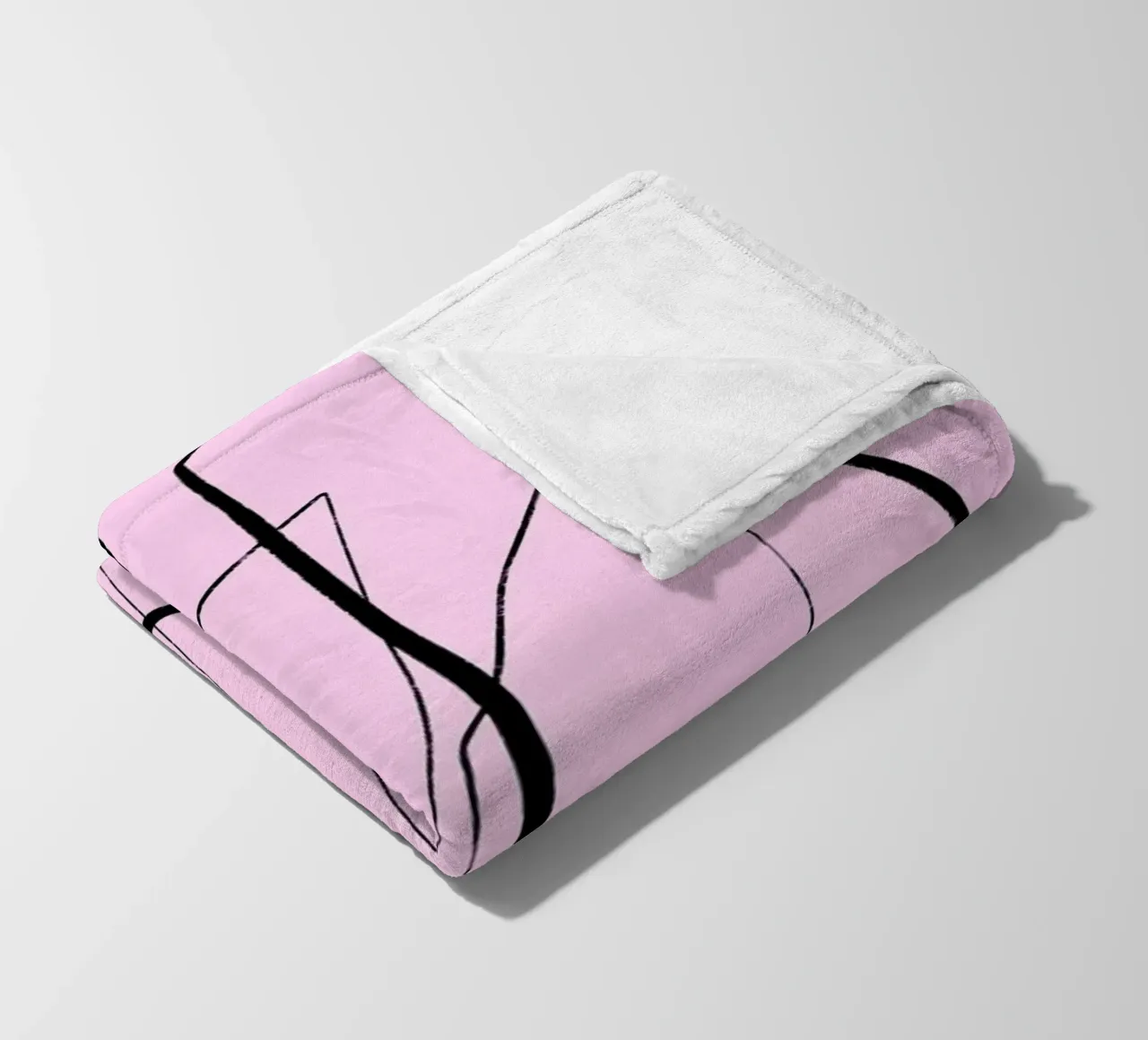 Angular Lines No 4 coperta in pile da treechild