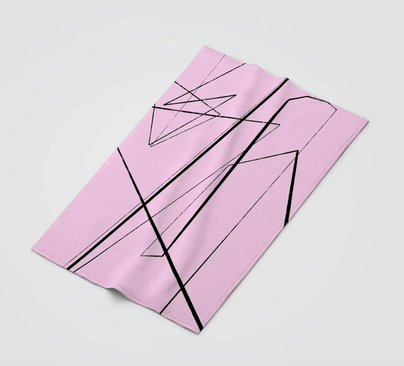 Angular Lines No 4 Fleecedecke von treechild