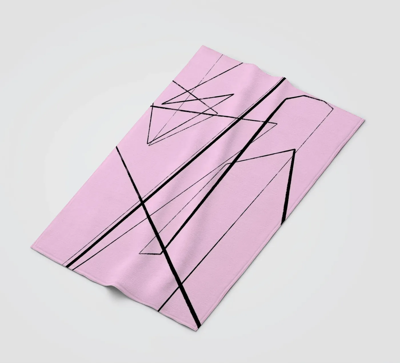 Angular Lines No 4 coperta in pile da treechild