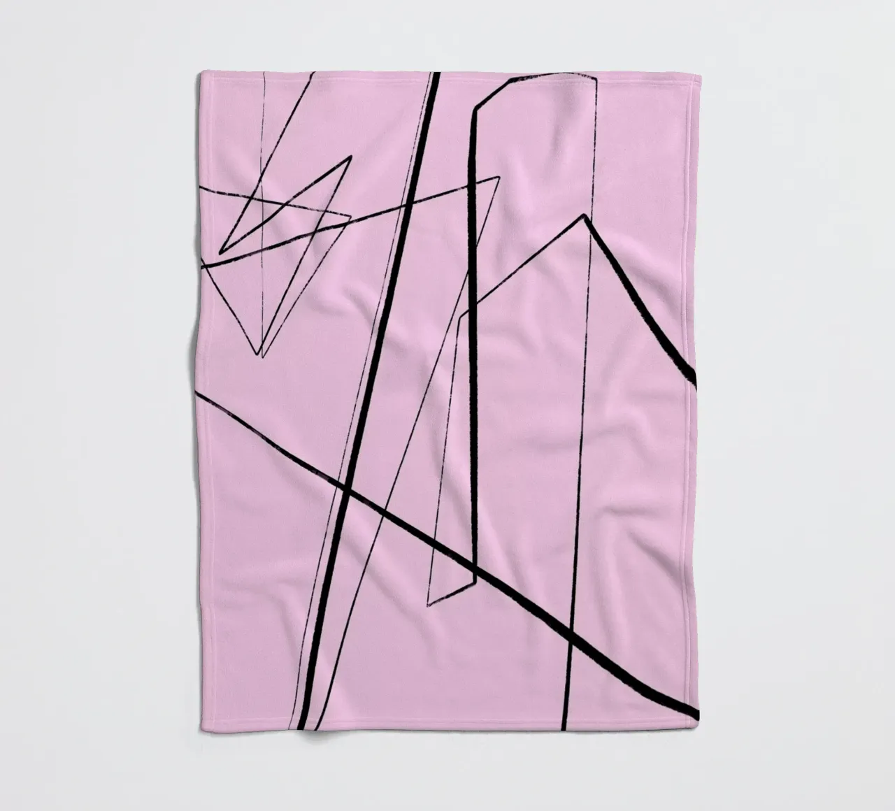 Angular Lines No 4 Fleecedecke von treechild