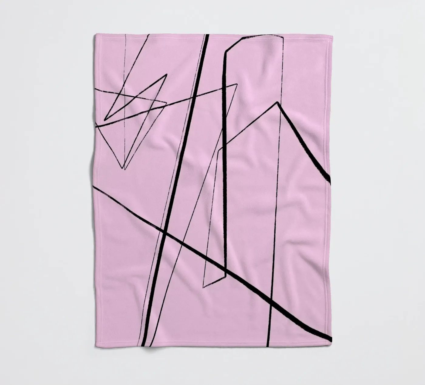 Angular Lines No 4 Fleecedecke von treechild