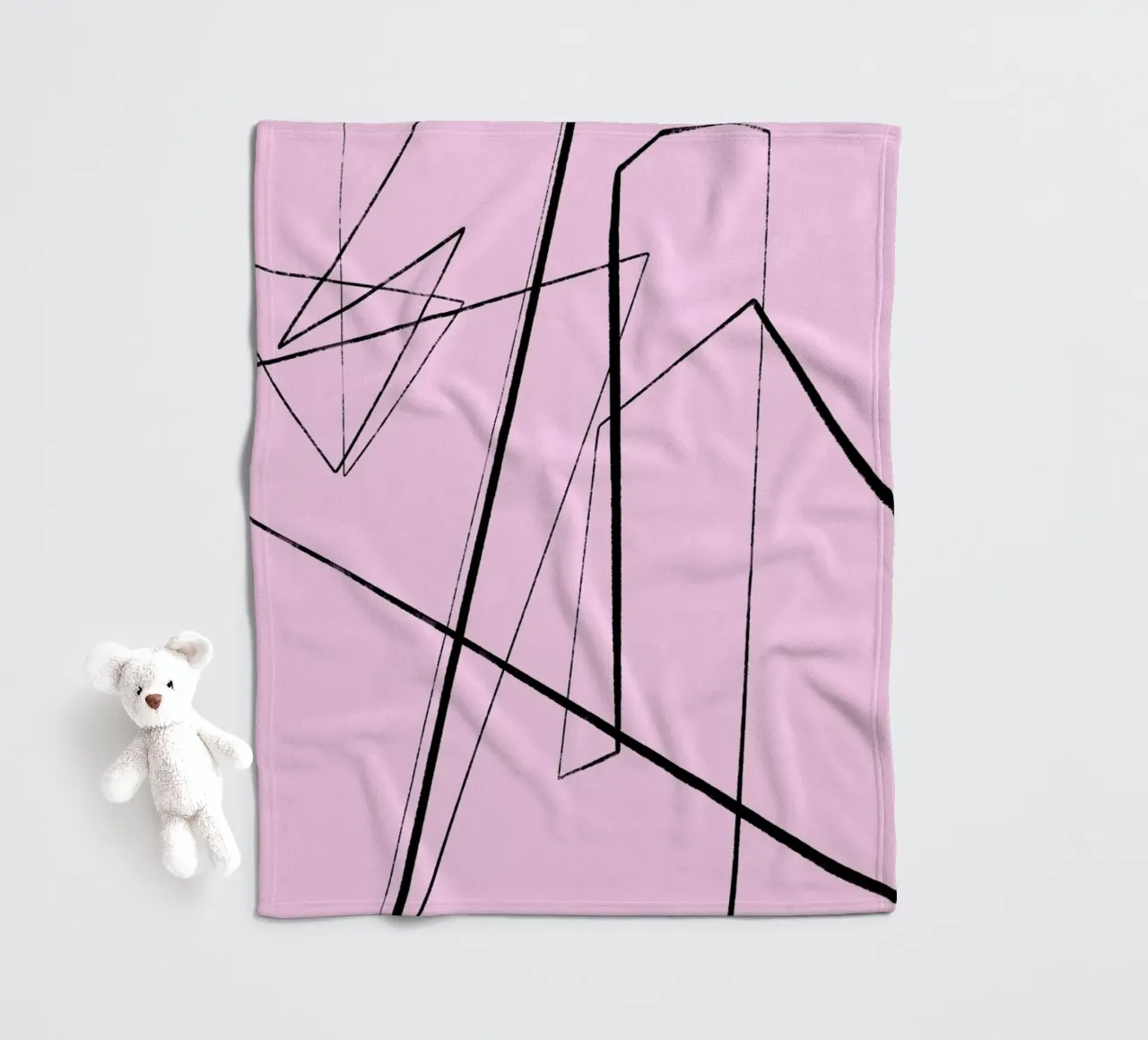 Angular Lines No 4 coperta in pile da treechild