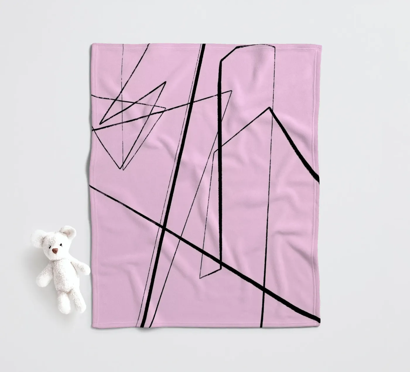 Angular Lines No 4 Fleecedecke von treechild