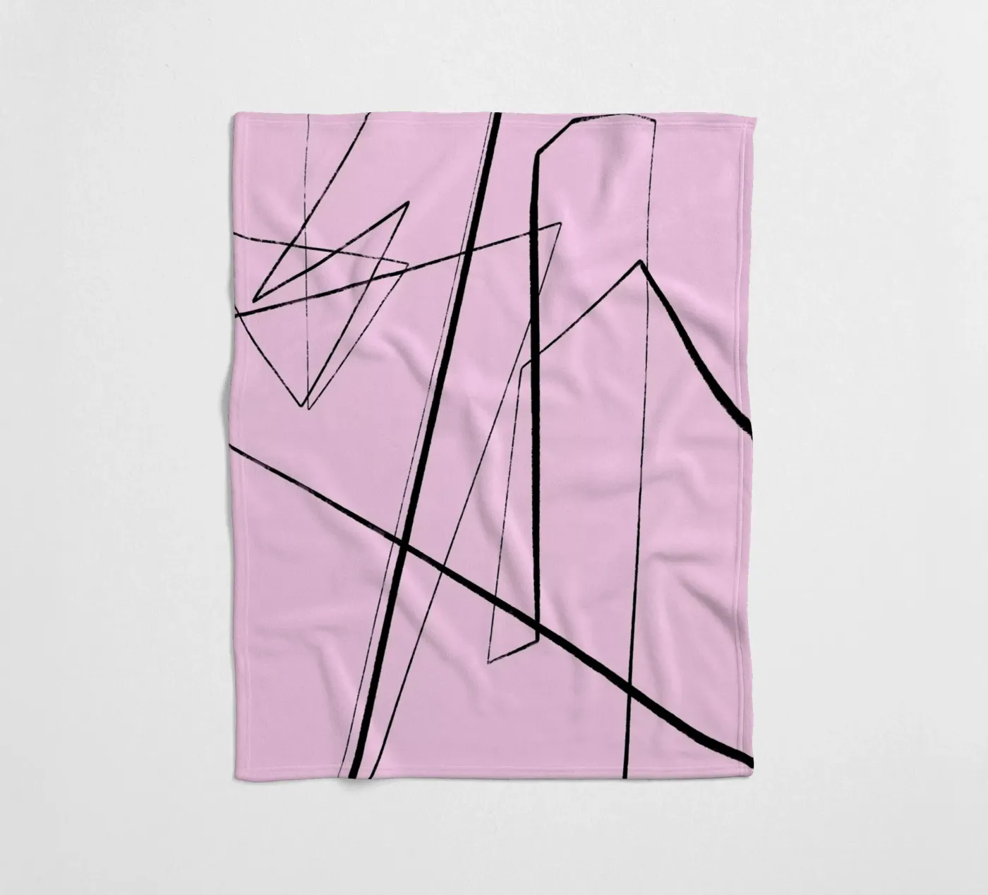 Angular Lines No 4 Fleecedecke von treechild