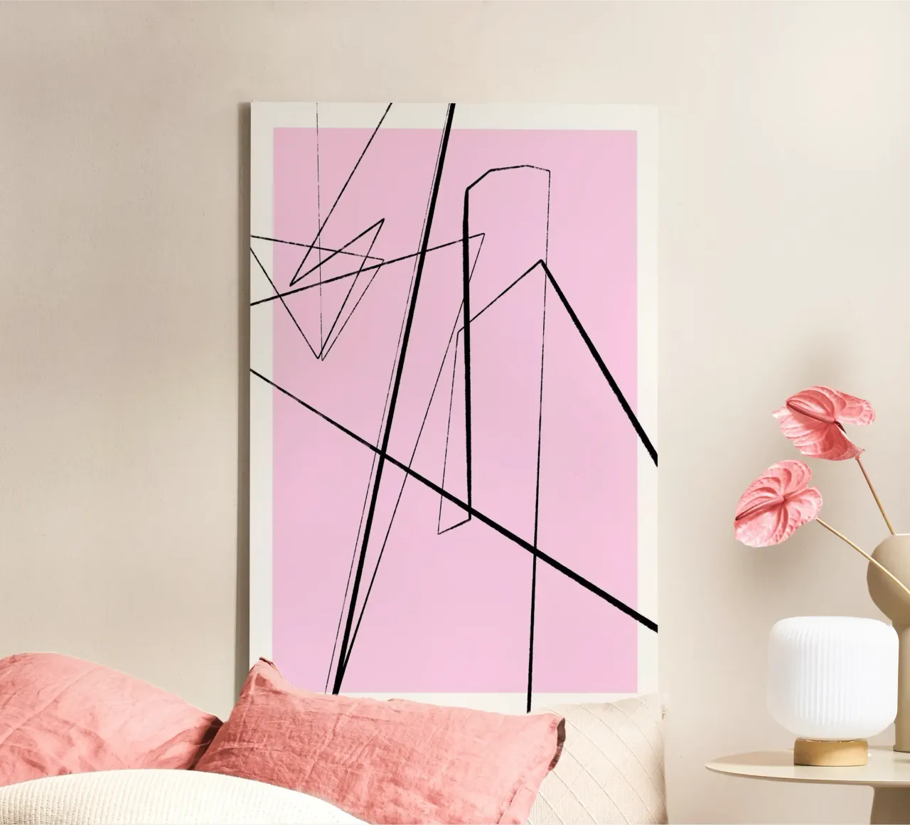 Angular Lines No 4 tela da treechild