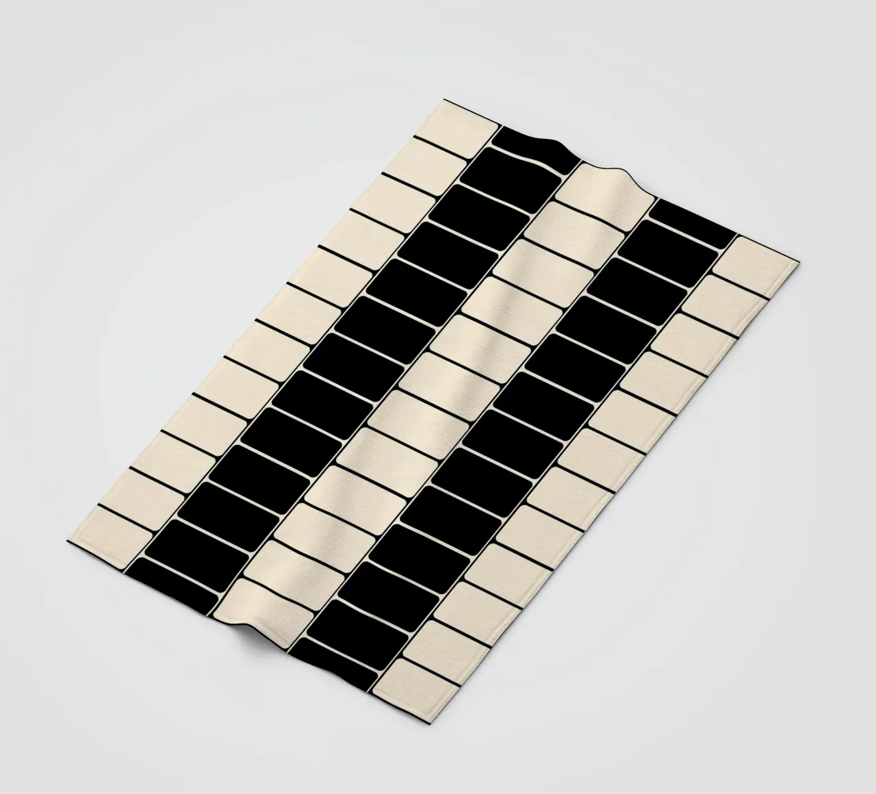 Black and white moody flow coperta in pile da TijanaArtStudio88