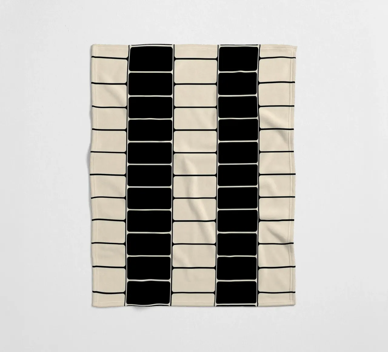 Black and white moody flow coperta in pile da TijanaArtStudio88