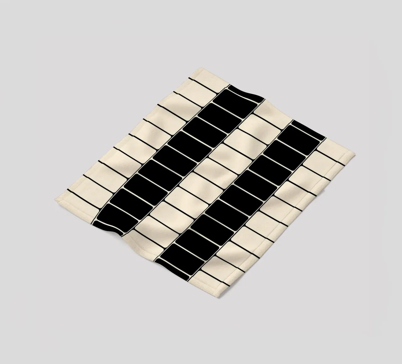 Black and white moody flow coperta in pile da TijanaArtStudio88