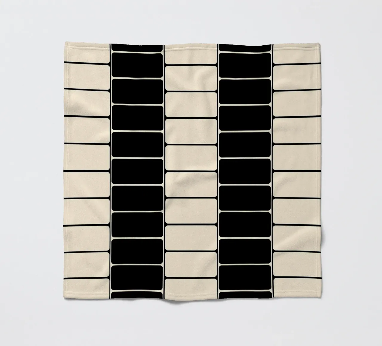 Black and white moody flow coperta in pile da TijanaArtStudio88