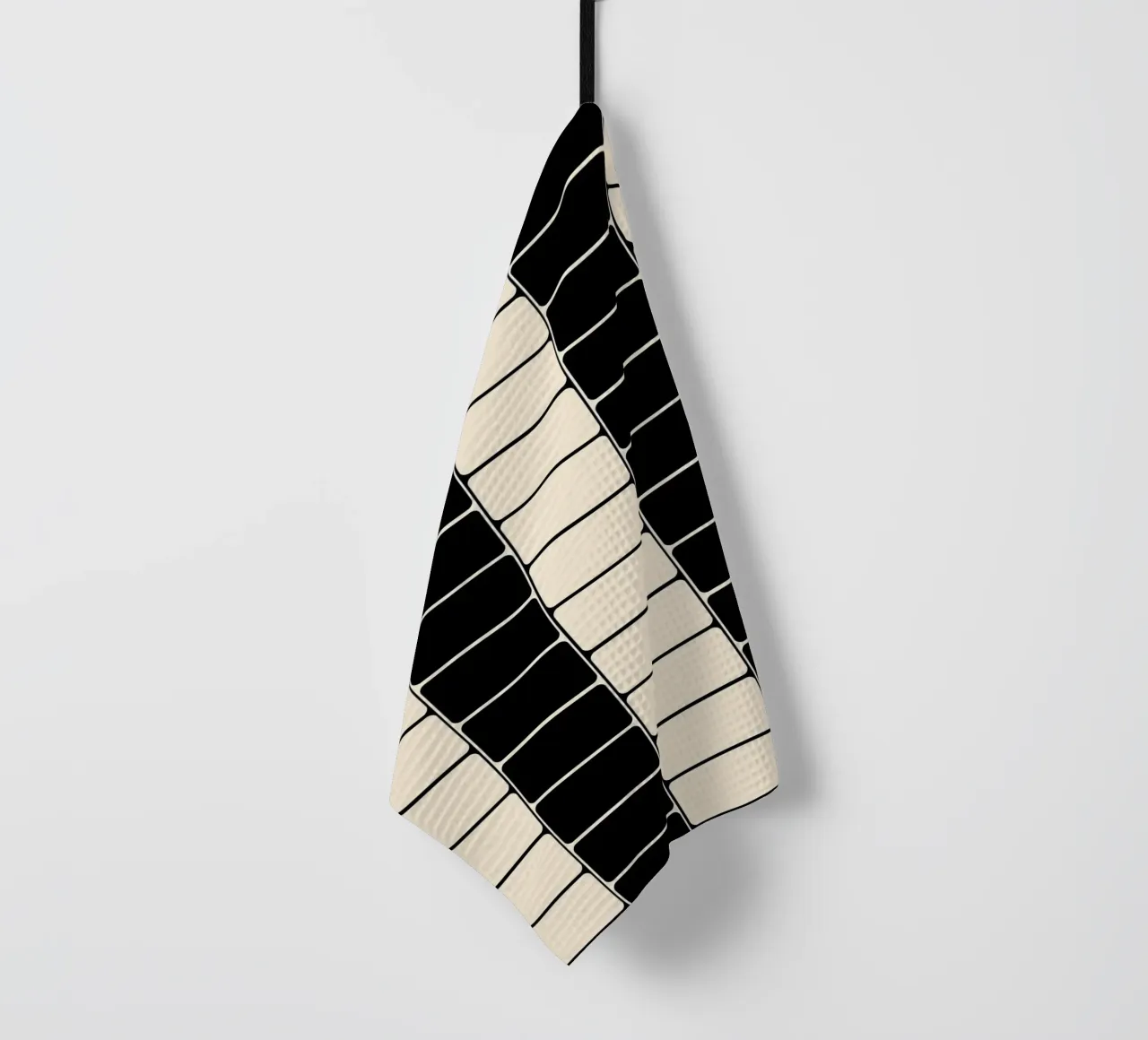 Black and white moody flow canovaccio da cucina da TijanaArtStudio88