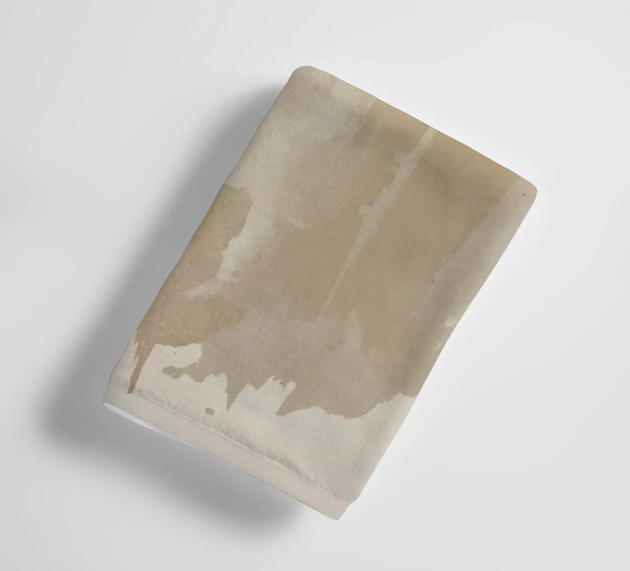 Neutral Color Vertical Brushstroke Background towel by DesignDoodle