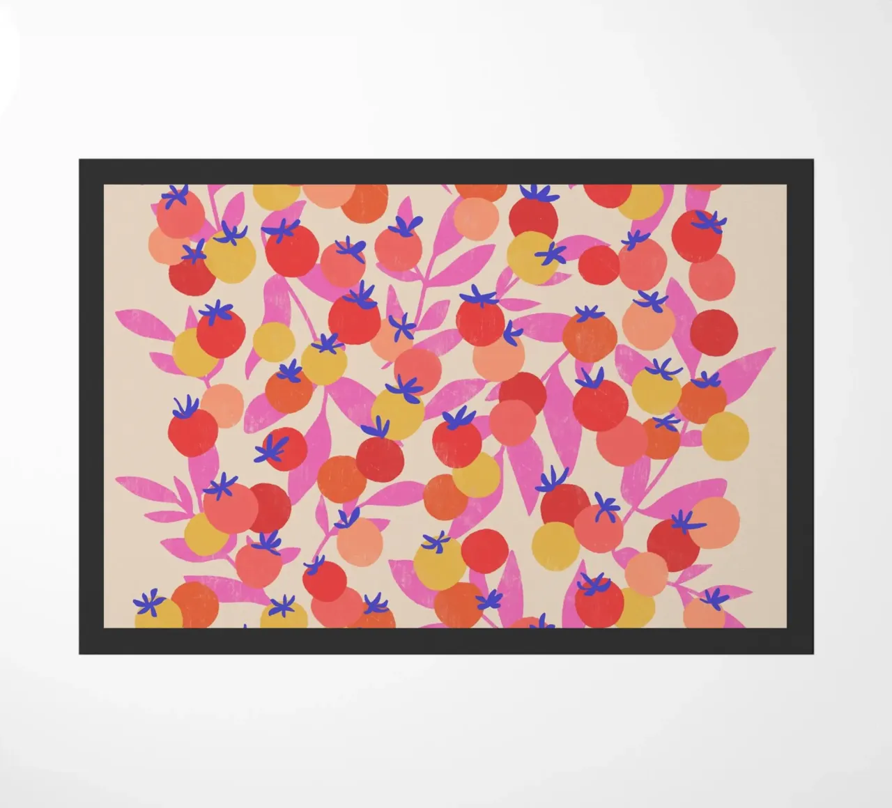 Tomatoes doormat by Dana Duricekova