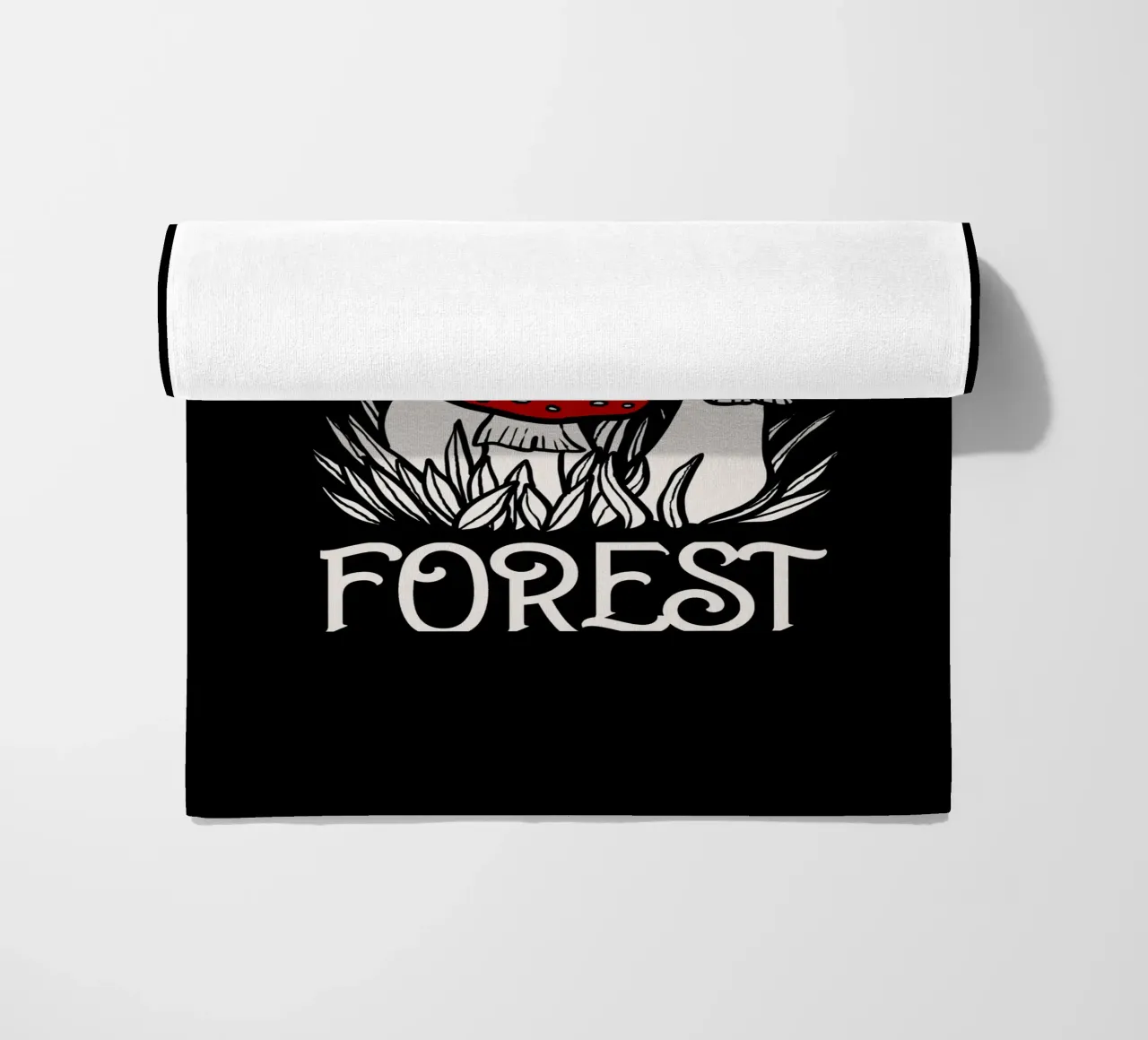 I am the forest Red mushrooms telo mare da TijanaArtStudio88