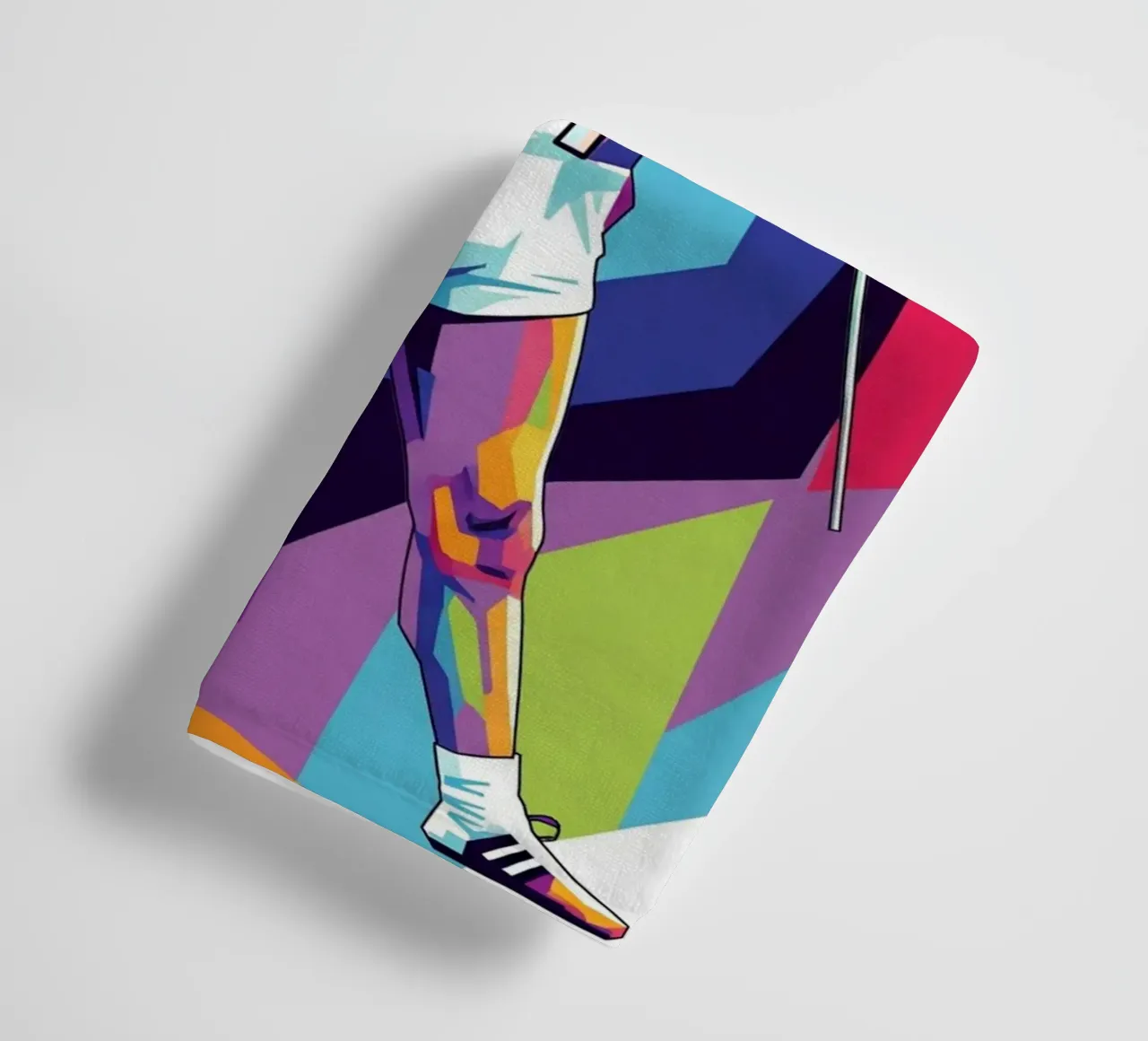Freddie Mercury pop art portrait #1 towel by Hantamrata