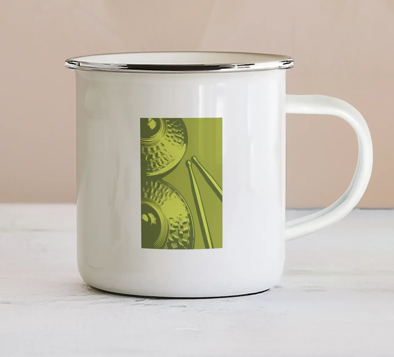 Cimbali tazza in smalto da MUSIC EDITION