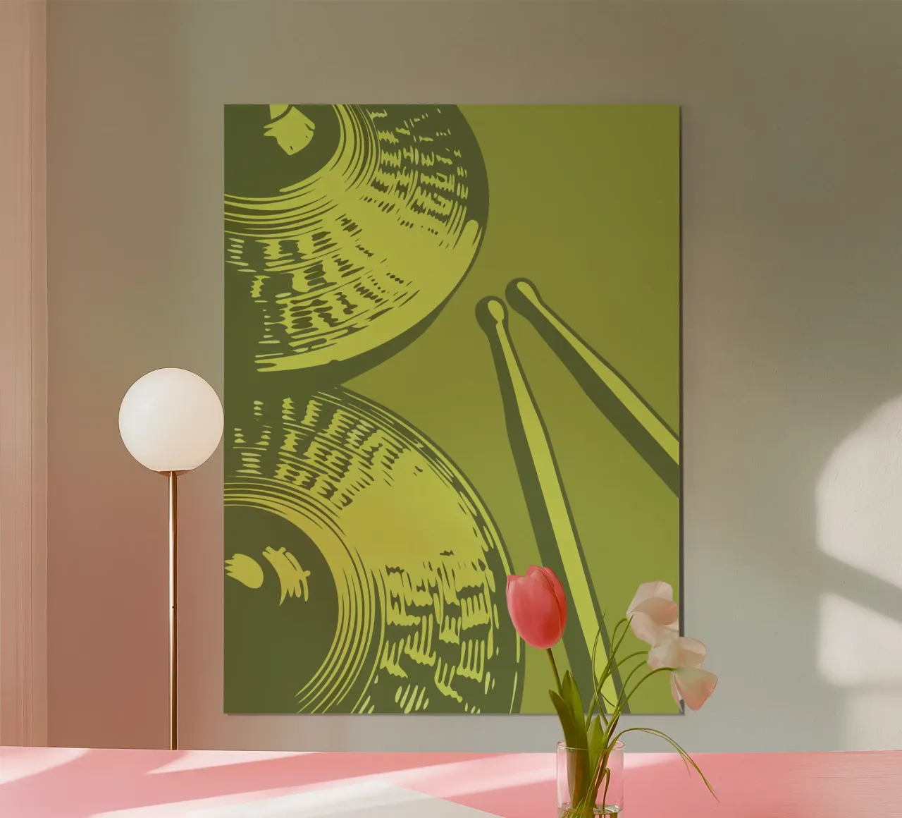Cimbali poster con telaio in plastica da MUSIC EDITION
