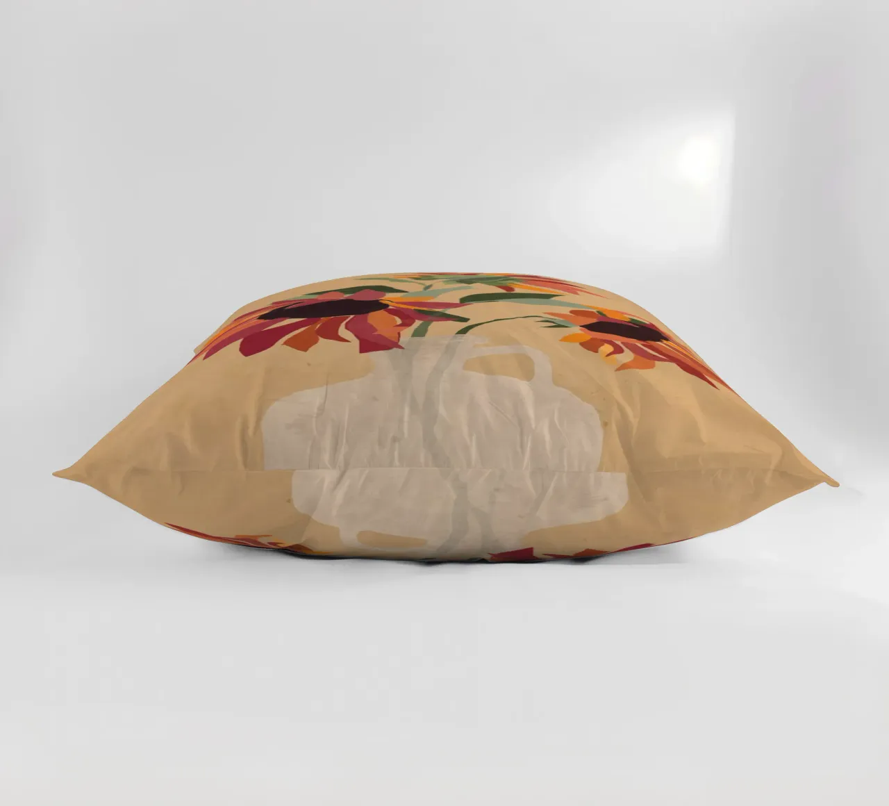 Sunflowers 8 decorative cushion by ThingDesign