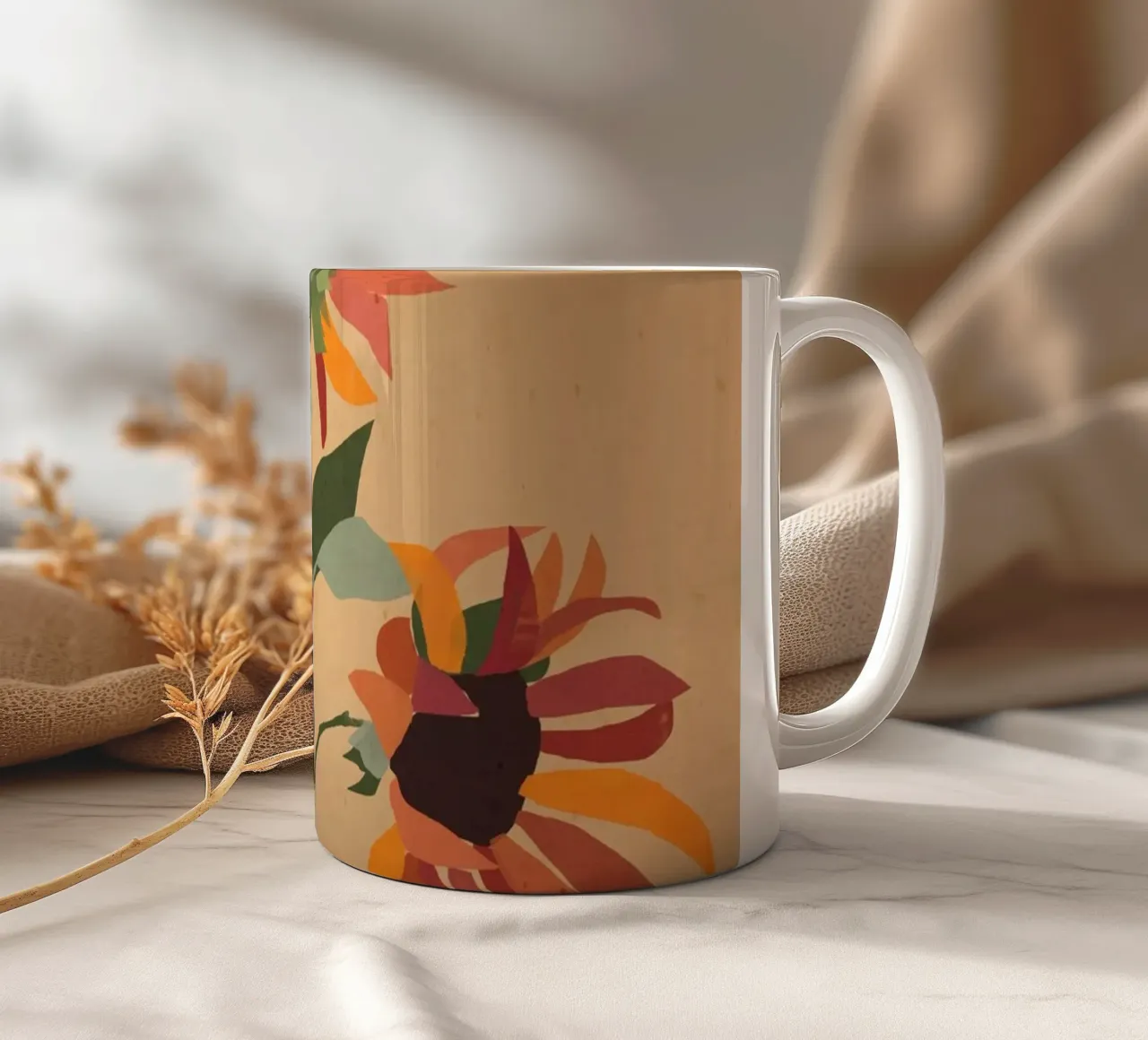 Girasoli 8 tazza in ceramica da ThingDesign