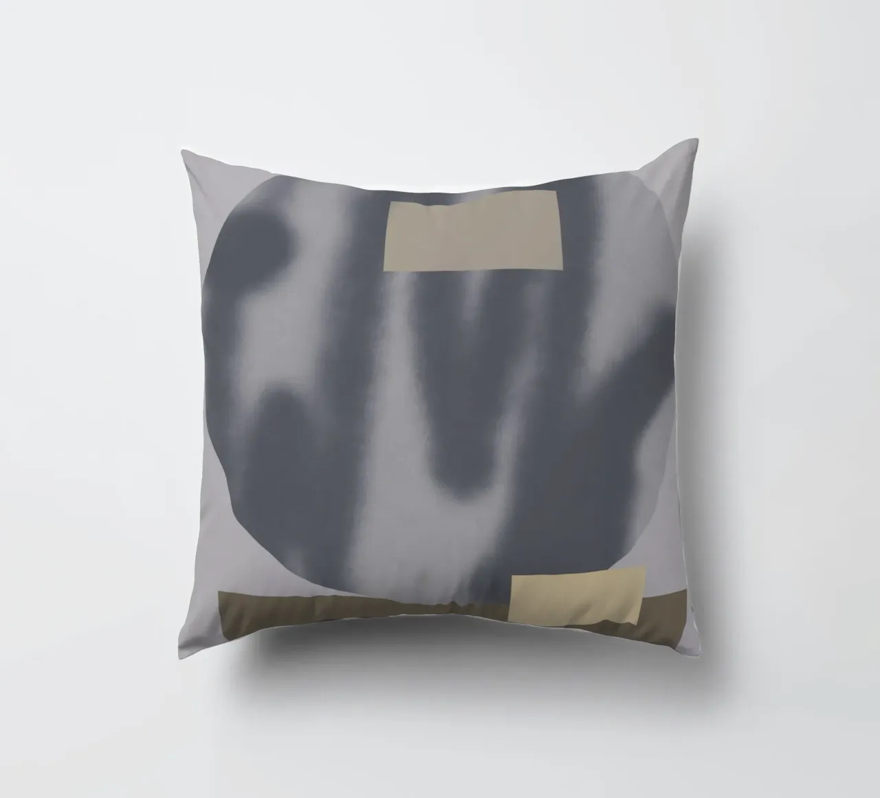 Sfumature di grigio geometriche cuscino da Little Dean