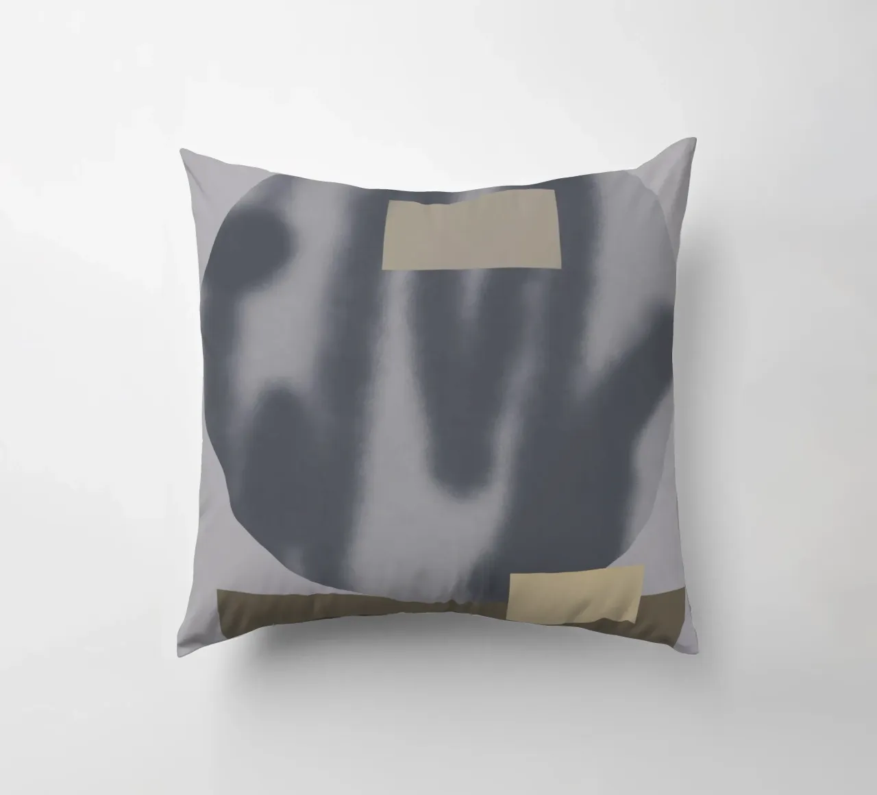 Sfumature di grigio geometriche cuscino da Little Dean