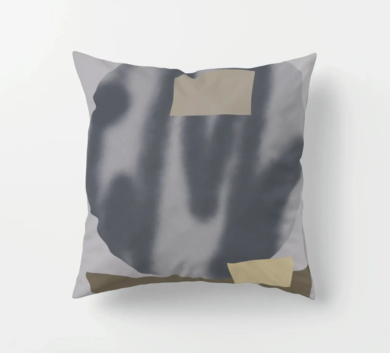 Sfumature di grigio geometriche cuscino da Little Dean