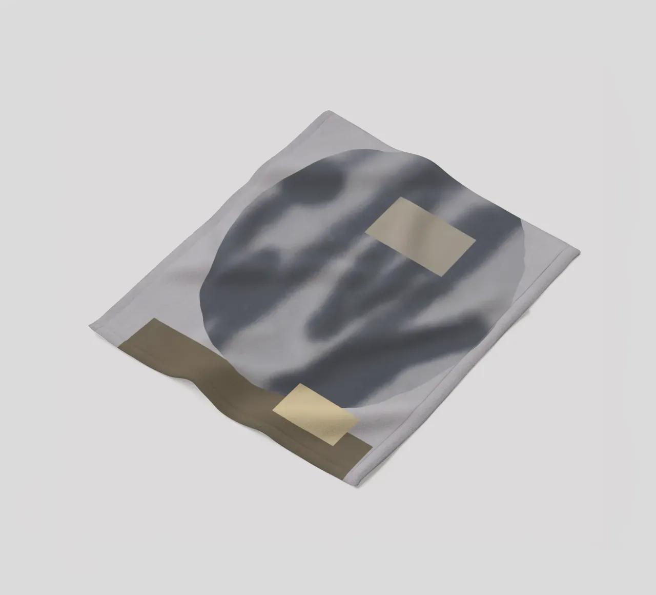 Sfumature di grigio geometriche coperta in pile da Little Dean