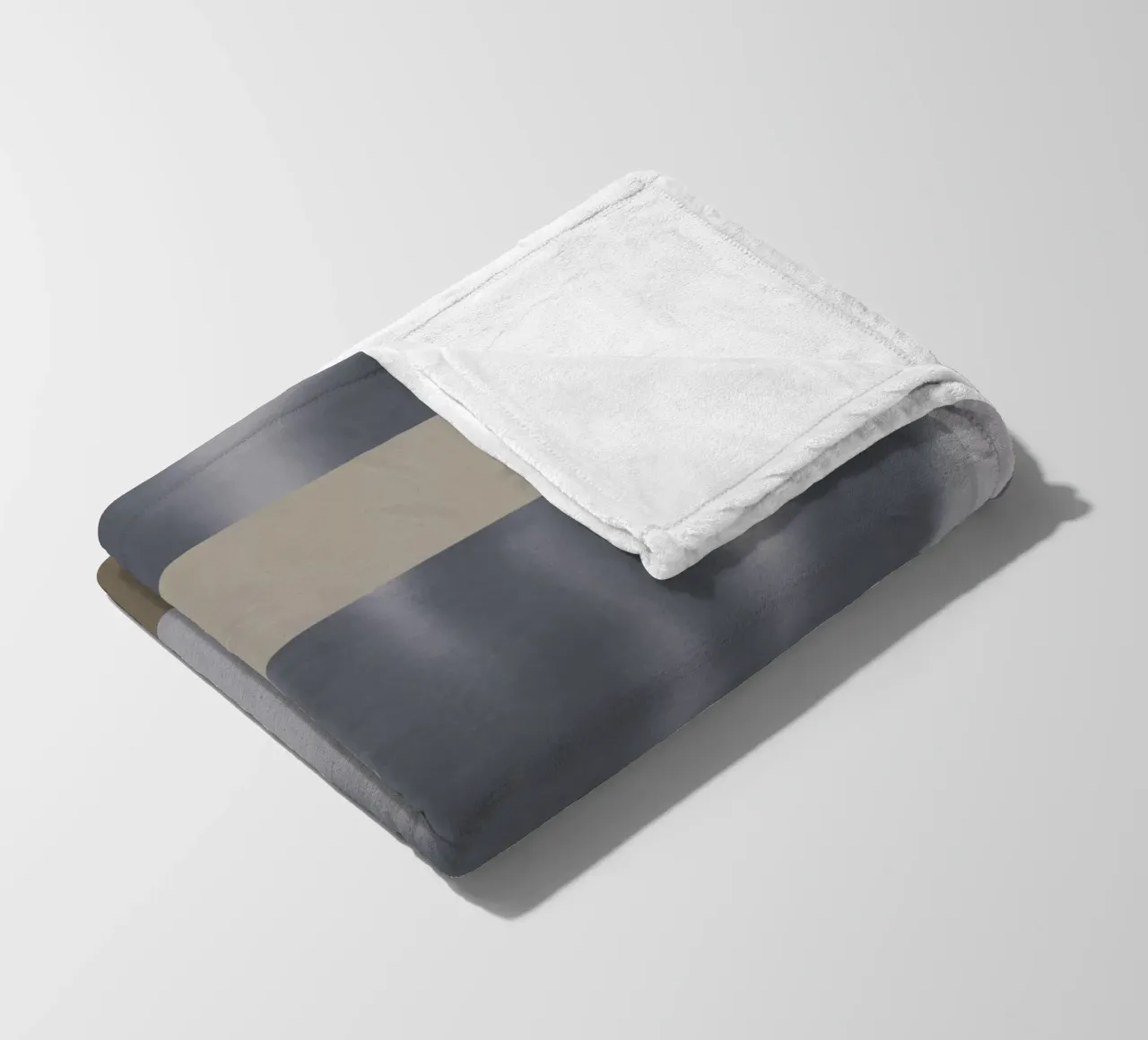 Sfumature di grigio geometriche coperta in pile da Little Dean