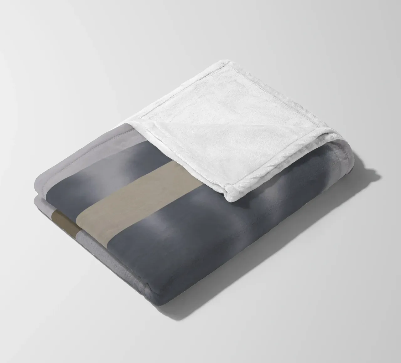 Sfumature di grigio geometriche coperta in pile da Little Dean