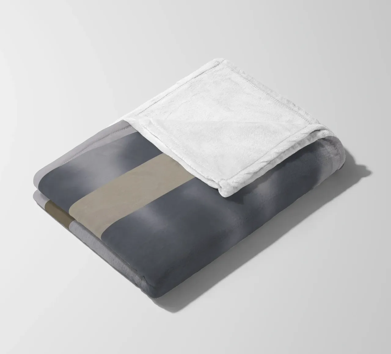 Sfumature di grigio geometriche coperta in pile da Little Dean