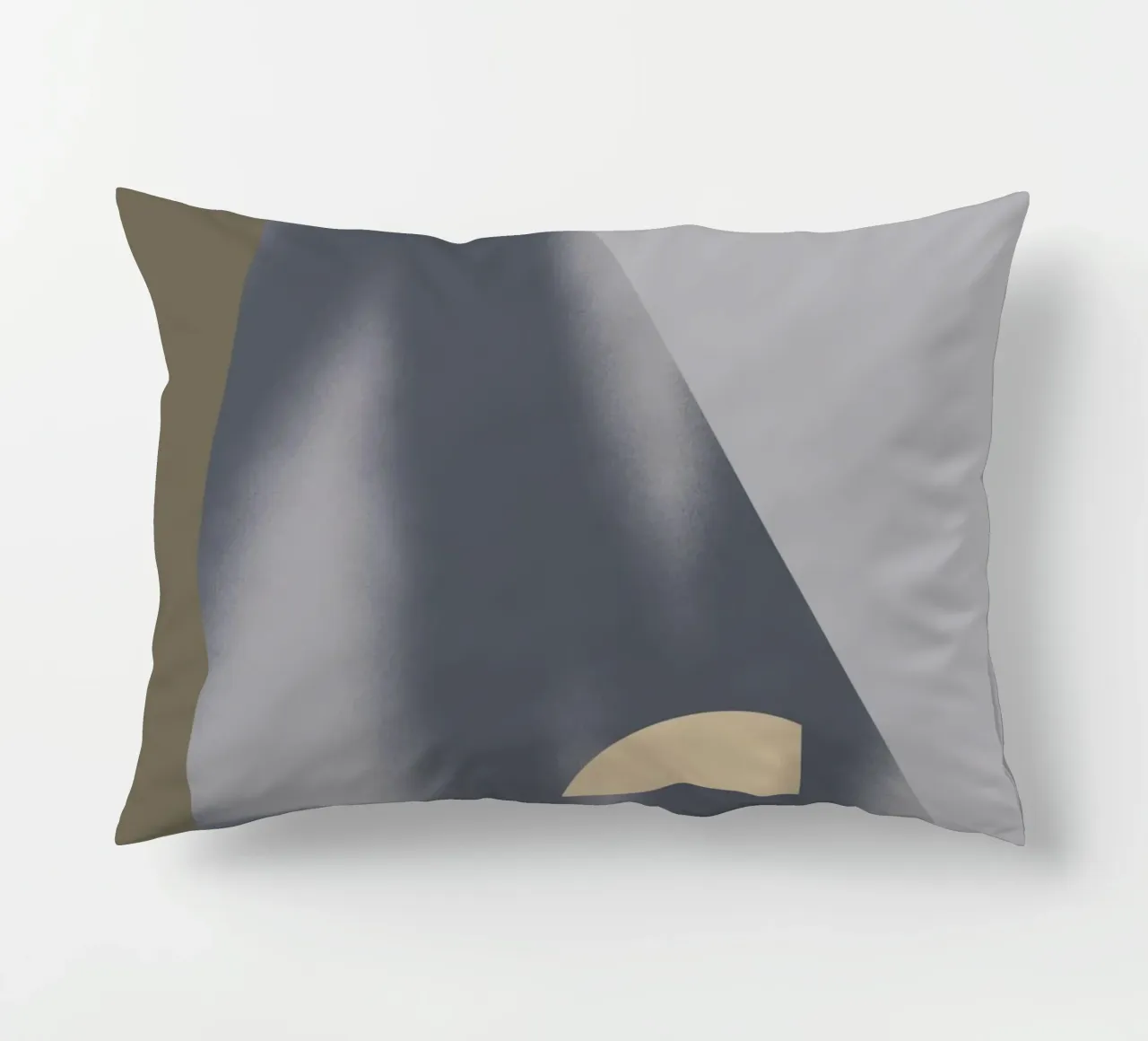 Sfumature di grigio geometriche 02 cuscino da Little Dean
