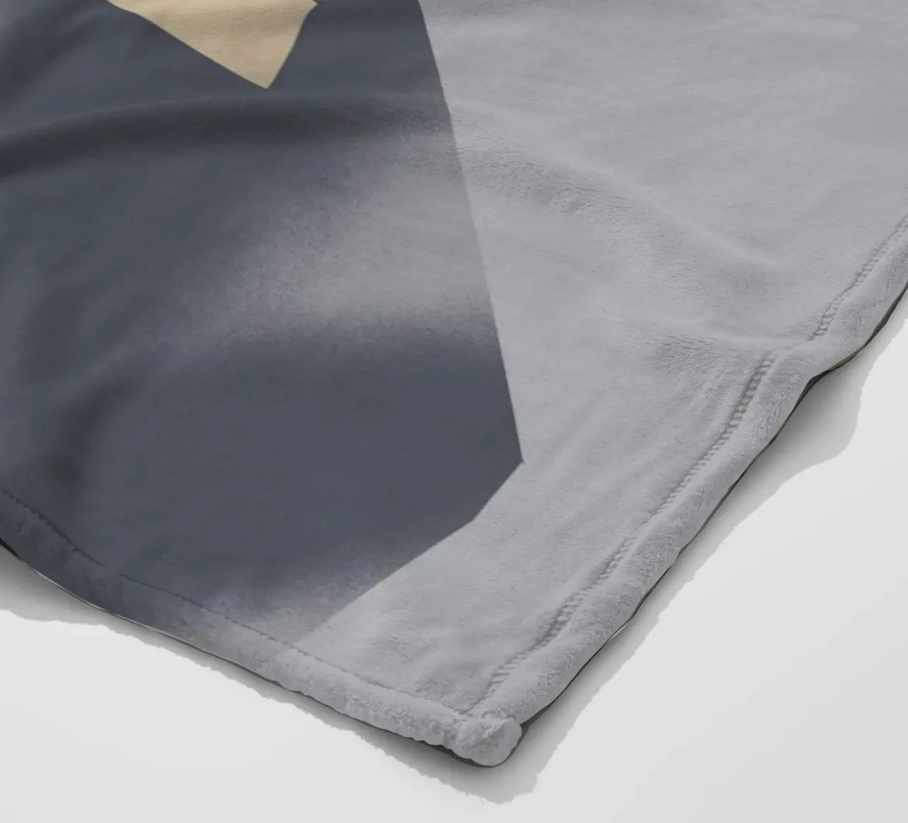 Sfumature di grigio geometriche 02 coperta in pile da Little Dean