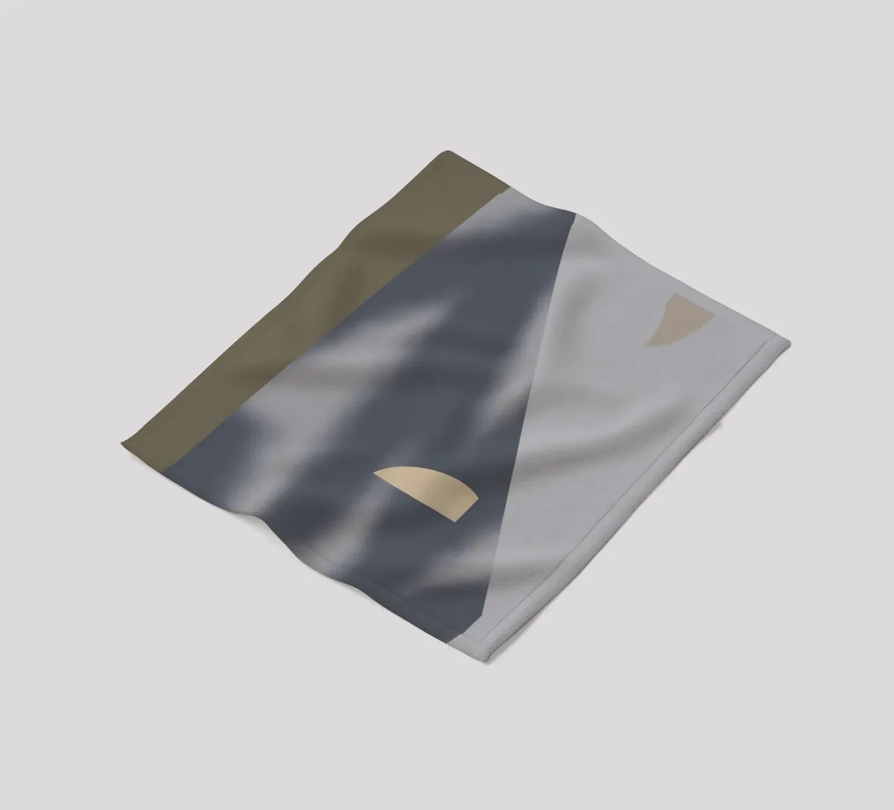 Sfumature di grigio geometriche 02 coperta in pile da Little Dean