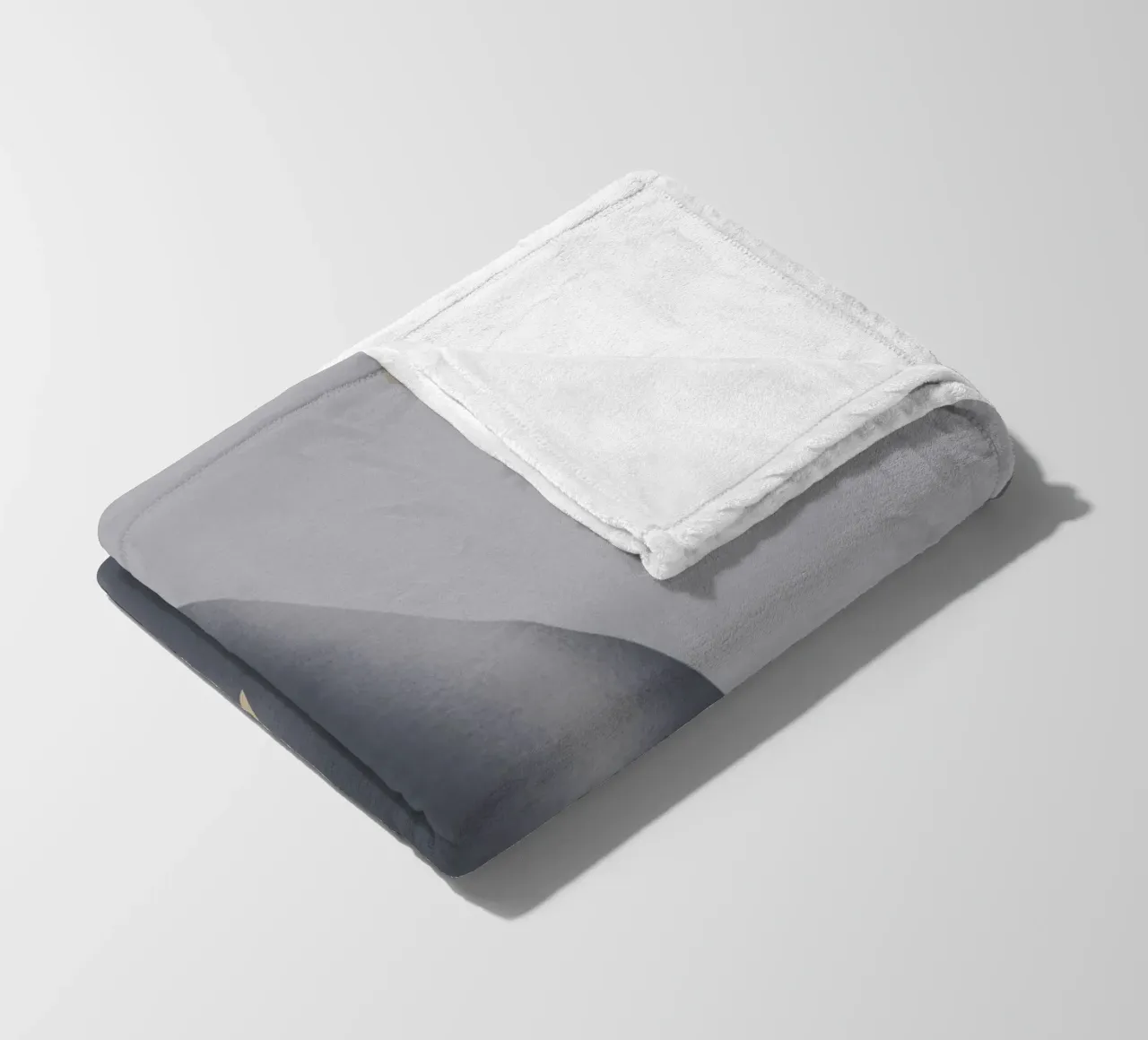 Sfumature di grigio geometriche 02 coperta in pile da Little Dean