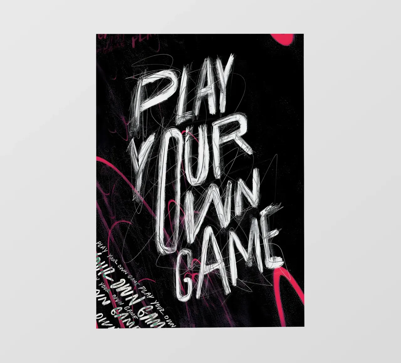 PLAY YOUR OWN GAME telo in pvc da Type & Tape