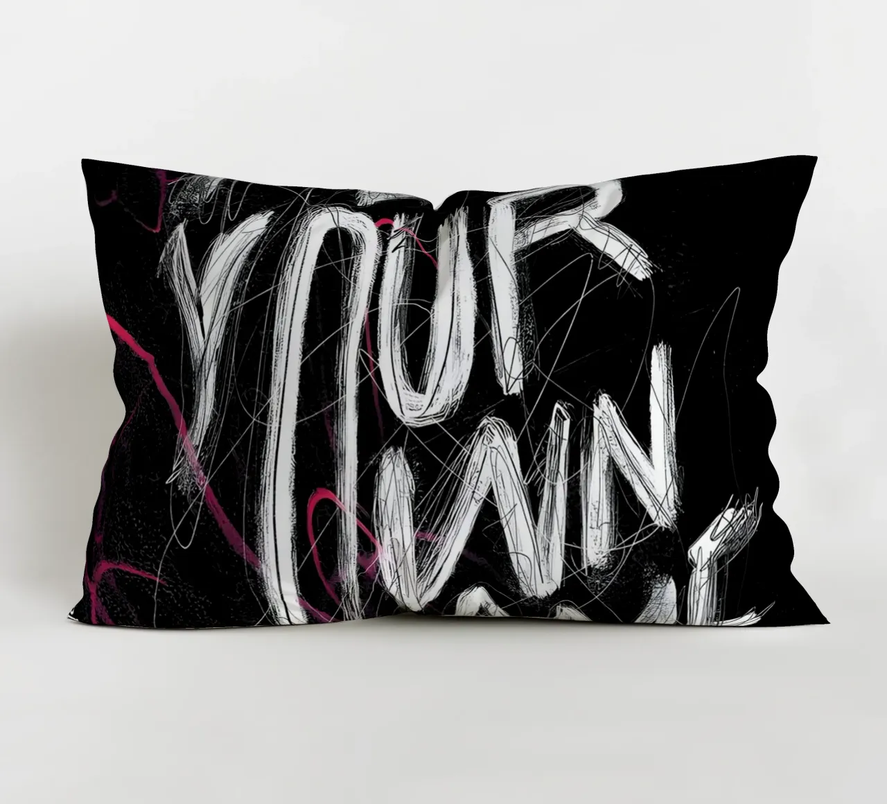 PLAY YOUR OWN GAME cuscino da Type & Tape