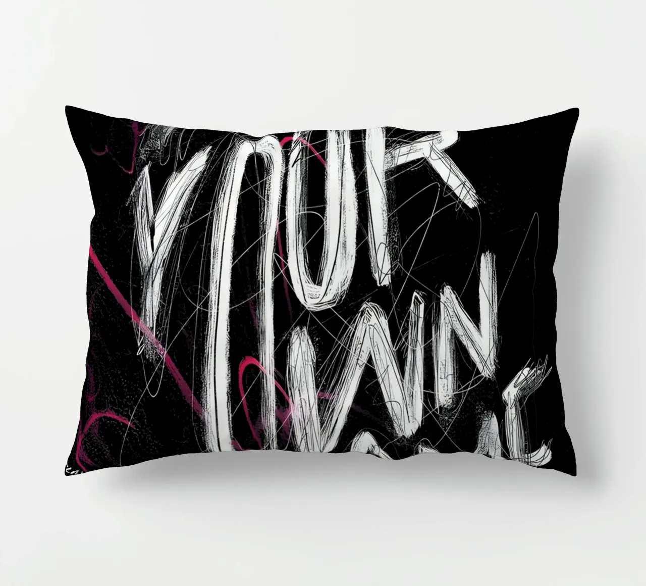PLAY YOUR OWN GAME cuscino da Type & Tape