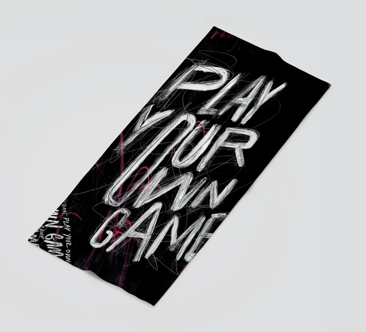 PLAY YOUR OWN GAME telo mare da Type & Tape