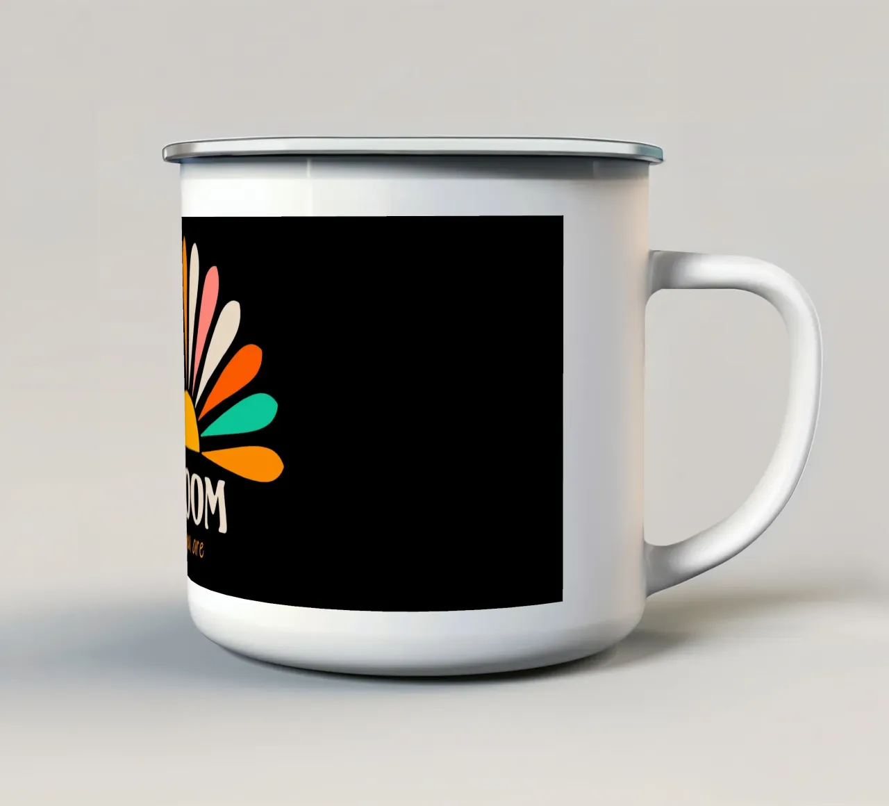 Bloom as you are tazza in smalto da TijanaArtStudio88