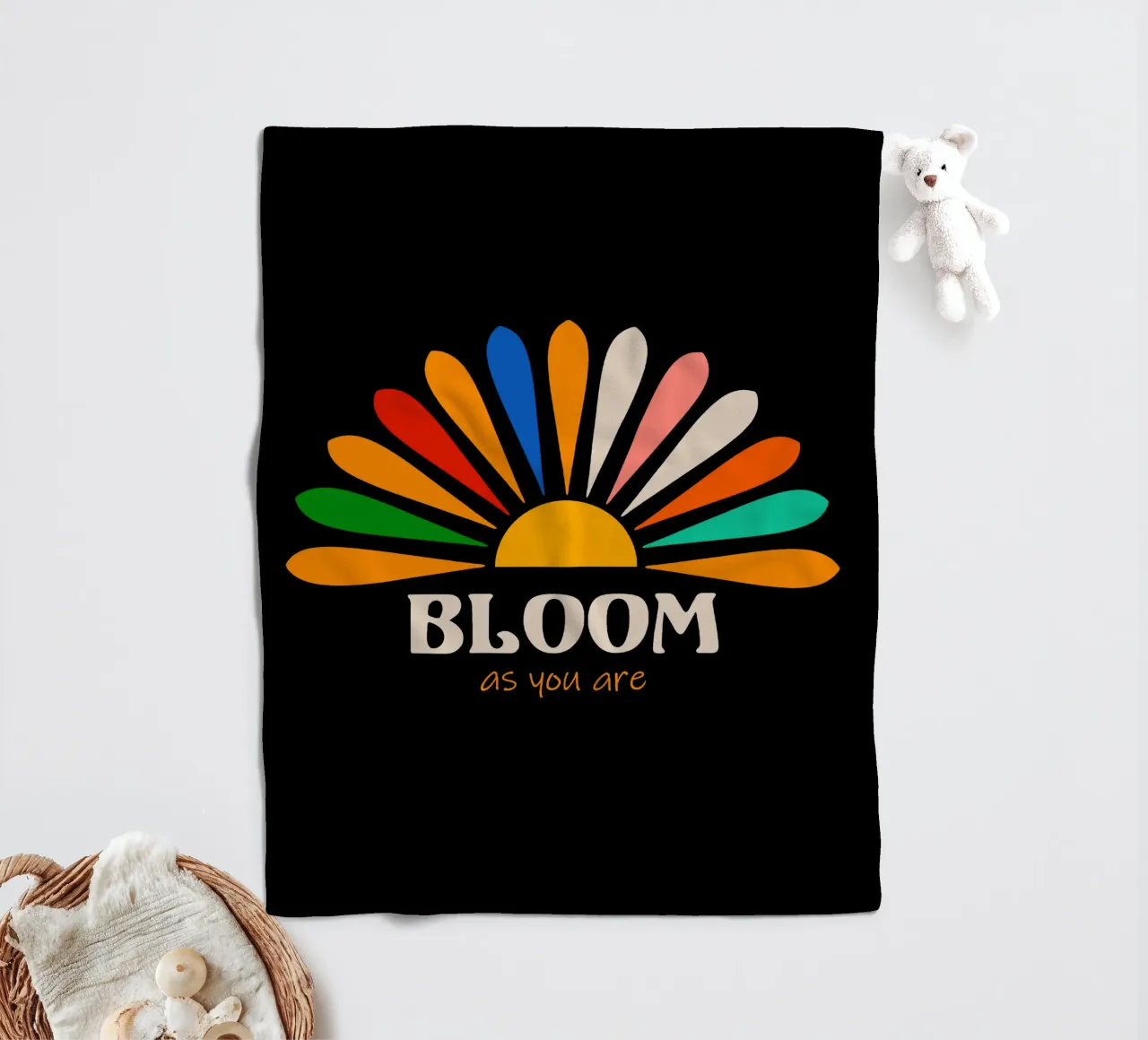 Bloom as you are coperta in pile da TijanaArtStudio88