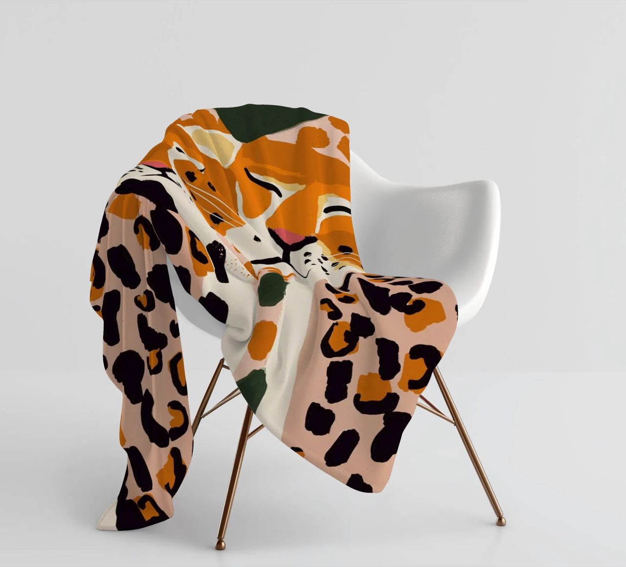Cuddling Leopards coperta in pile da treechild