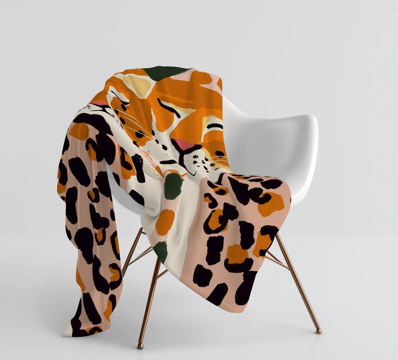 Cuddling Leopards coperta in pile da treechild