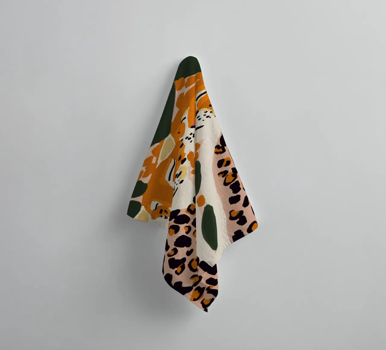 Cuddling Leopards asciugamano da bagno da treechild