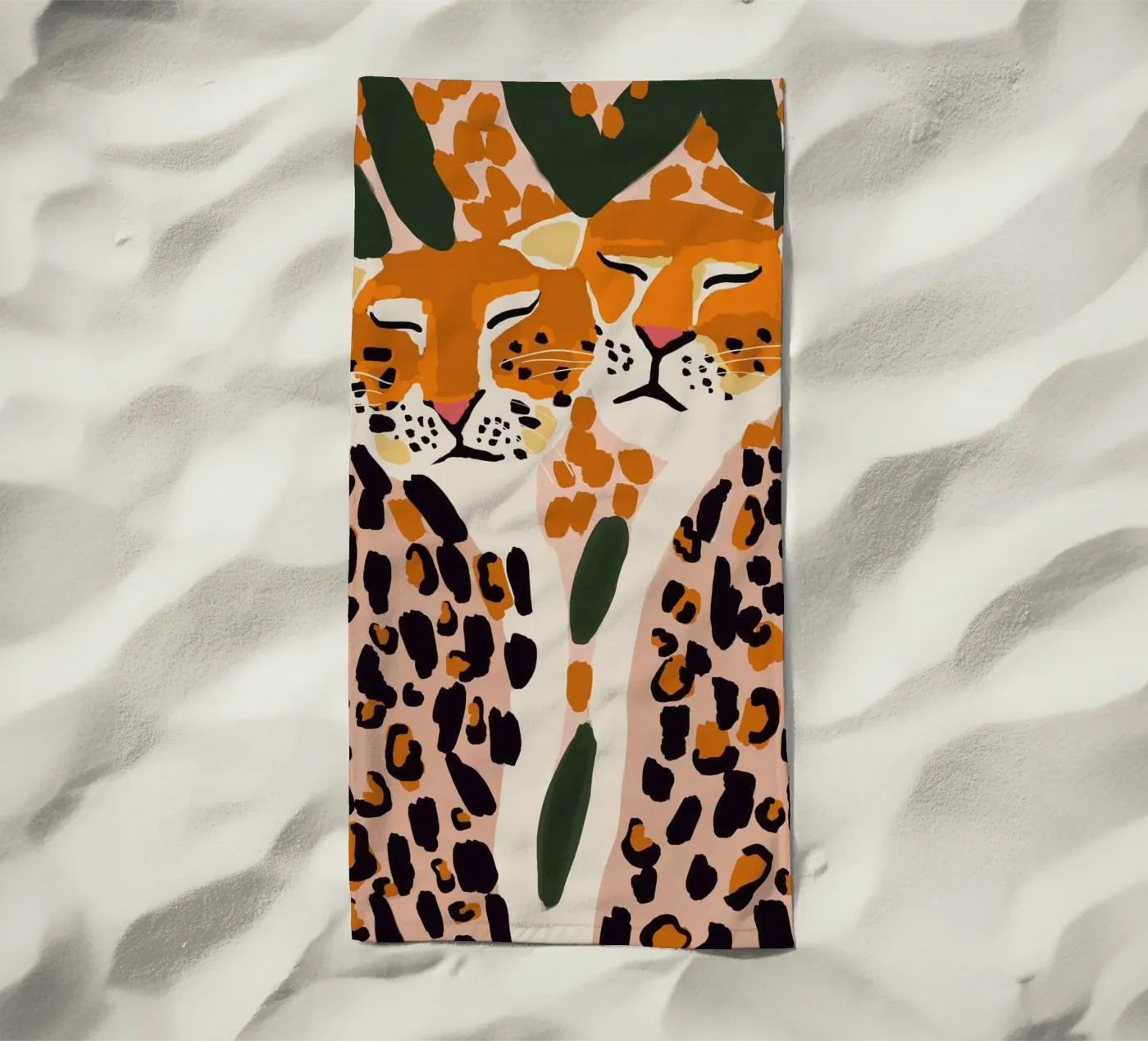 Cuddling Leopards telo mare da treechild