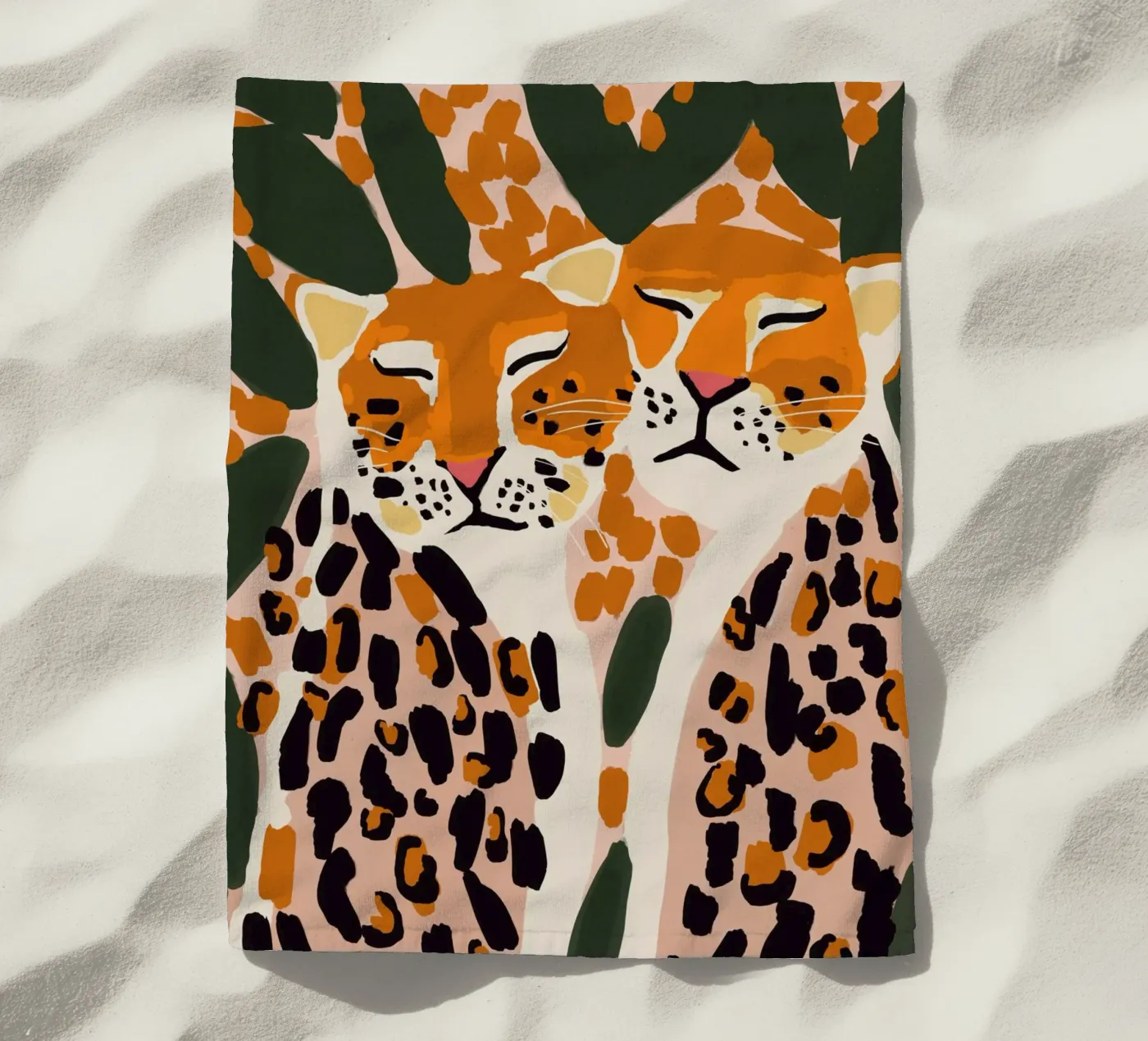 Cuddling Leopards telo mare da treechild