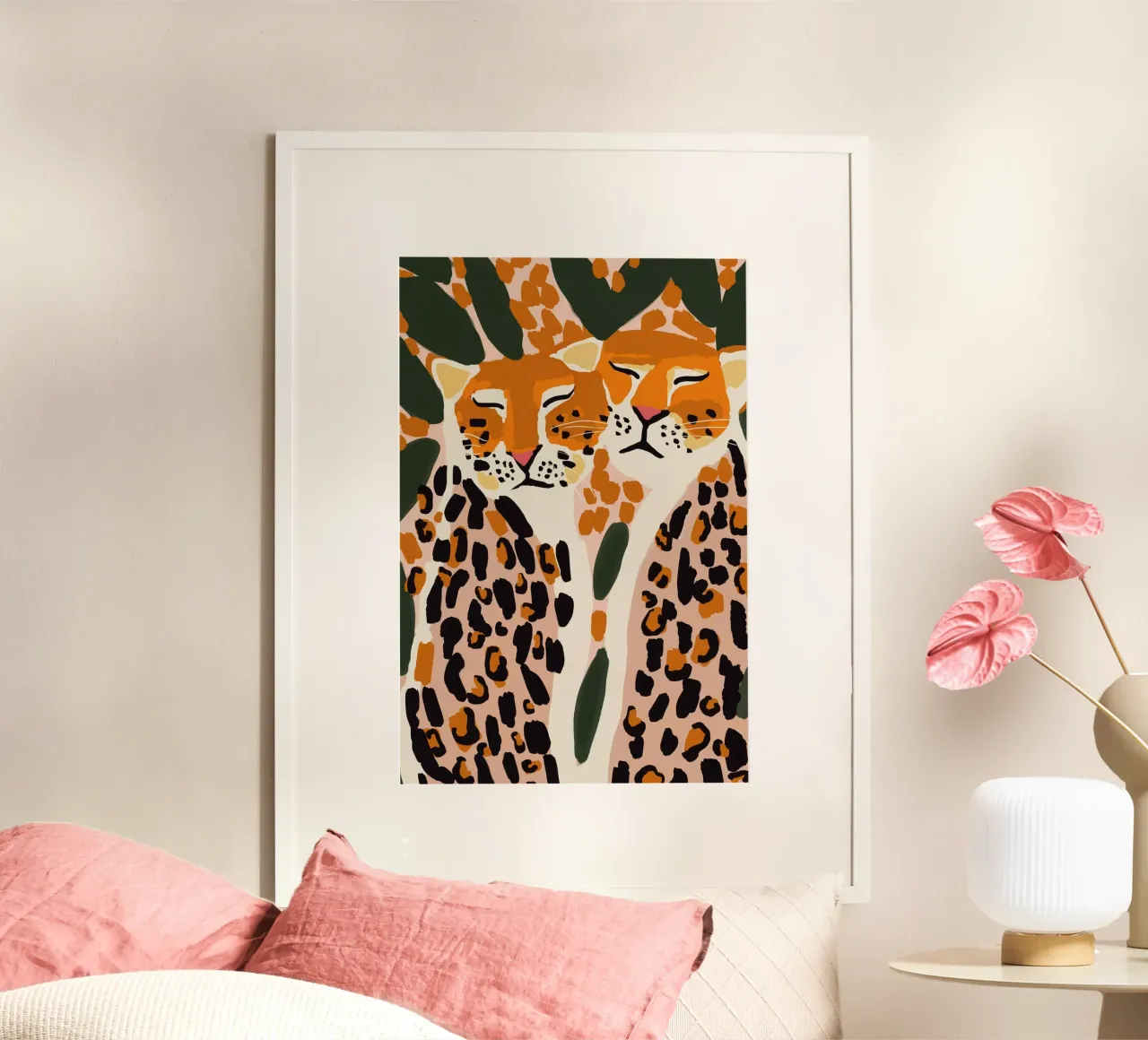 Cuddling Leopards poster da treechild