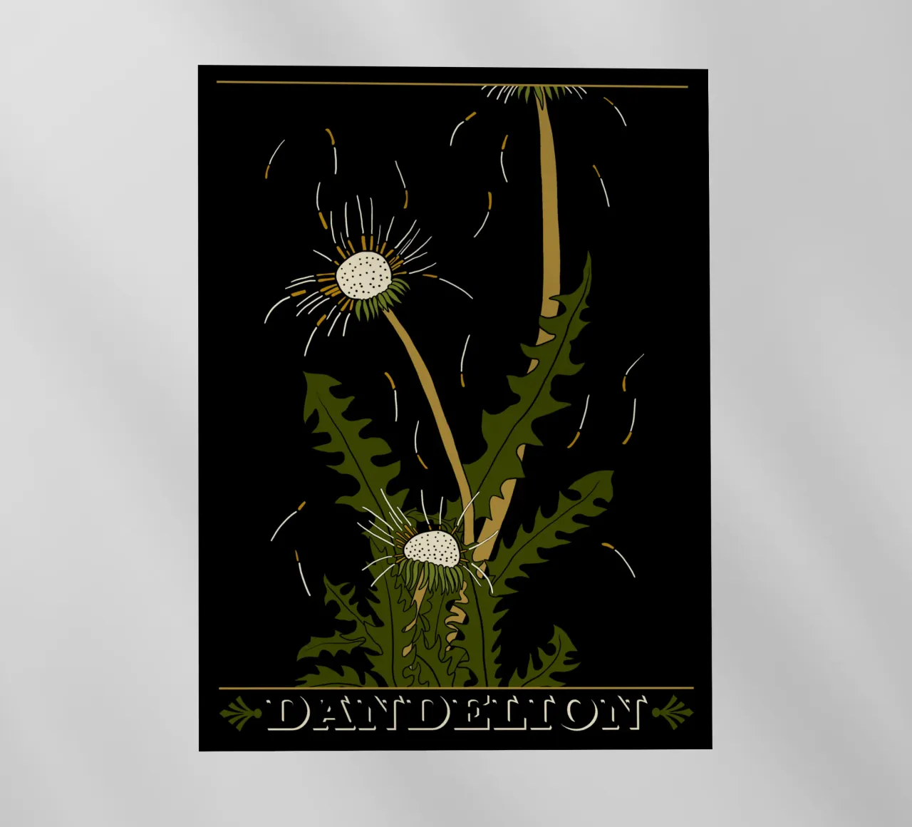 Dandelion seedheads pellicola backlit da TijanaArtStudio88