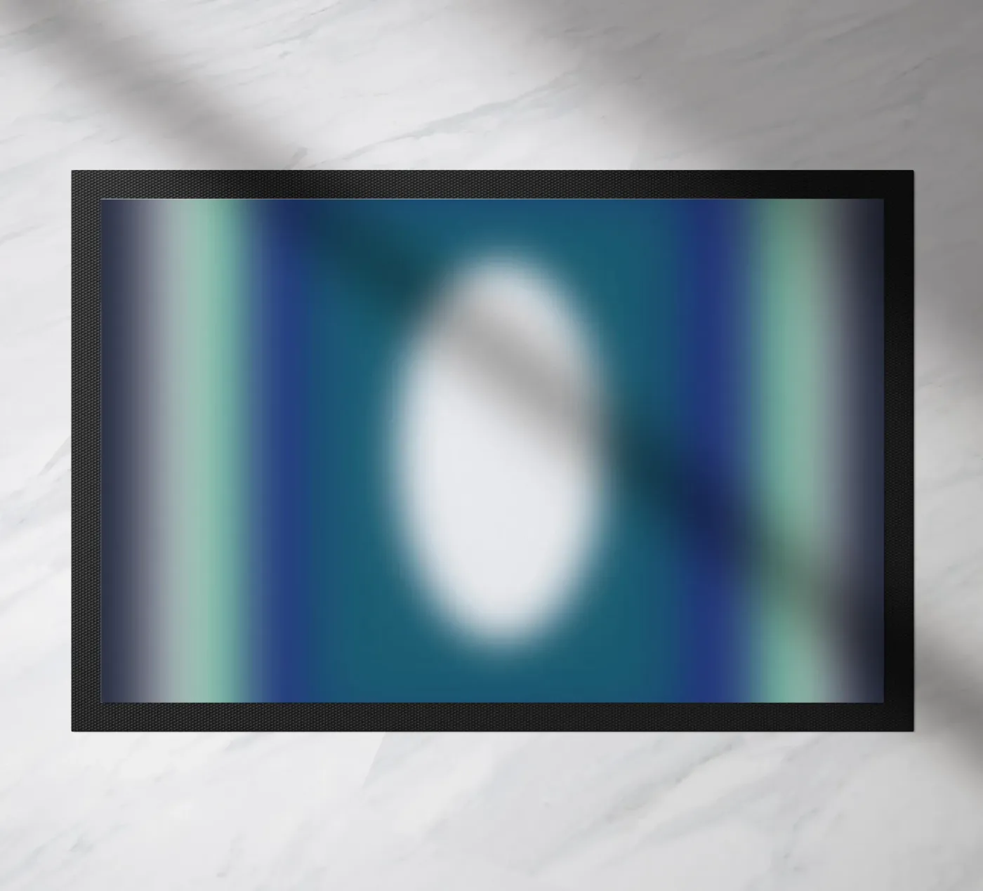 Blue Frames doormat by Little Dean